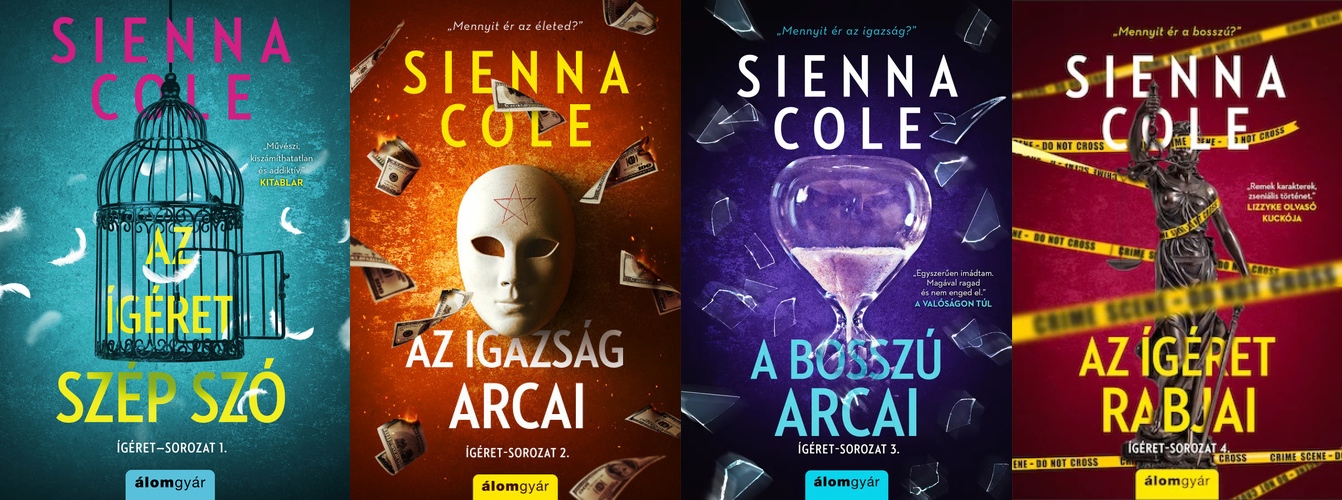 Sienna Cole: Ígéret könyvsorozatának borítóképe